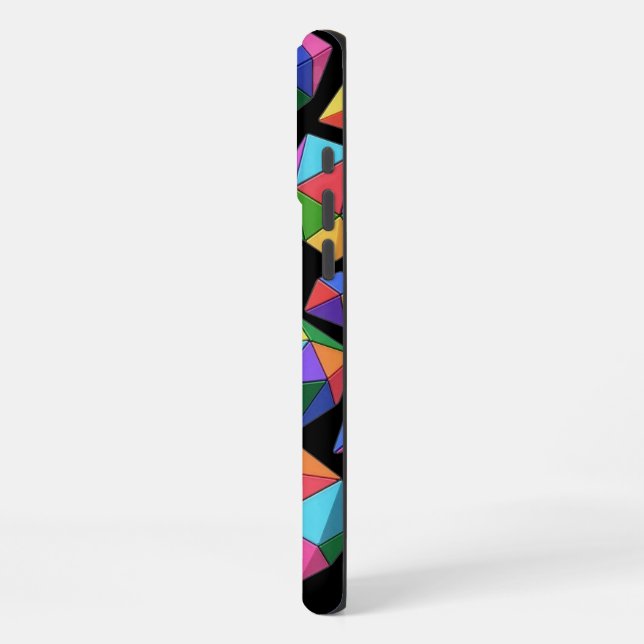 Colorful Cubes iPhone Case (Left Side)