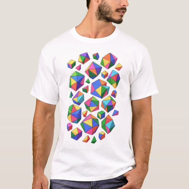 Colorful Cubes T-Shirt (Front)