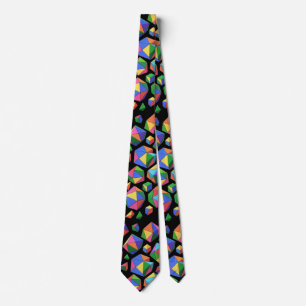 Colorful Cubes Tie