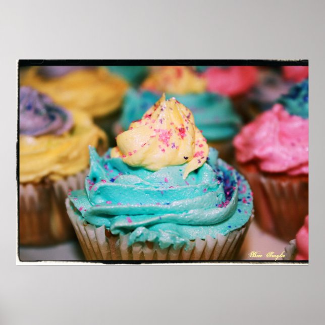 Colorful Cupcakes Poster (Front)