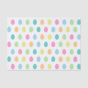 Colorful Cute Easter Egg Pattern Tissue Paper