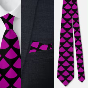 Colorful Cute Geometric Pattern Necktie