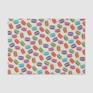 Colorful Cute Macaroons Pattern Tissue Paper