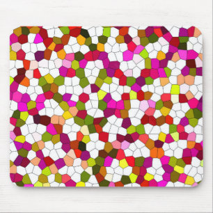 COLORFUL Cute Modern Trendy Pattern Mouse Mat
