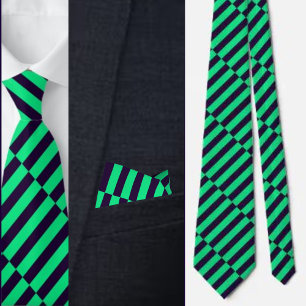 Colorful Cute Stripes Pattern          Tie