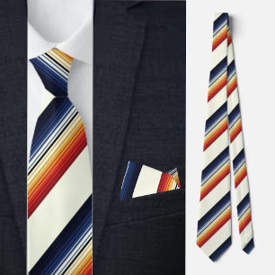 Colorful Cute Stripes Pattern          Tie