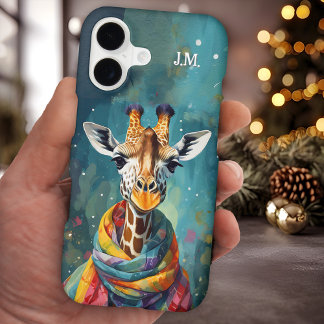 Colorful Cute Whimsical Giraffe
