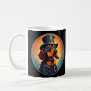 Colorful Dachshund Dog Dad Mom Best Dog  Coffee Mug