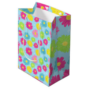 Colorful Daisies Medium Gift Bag