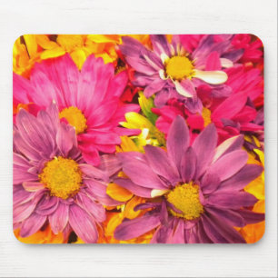 Colorful Daisies Mousepad