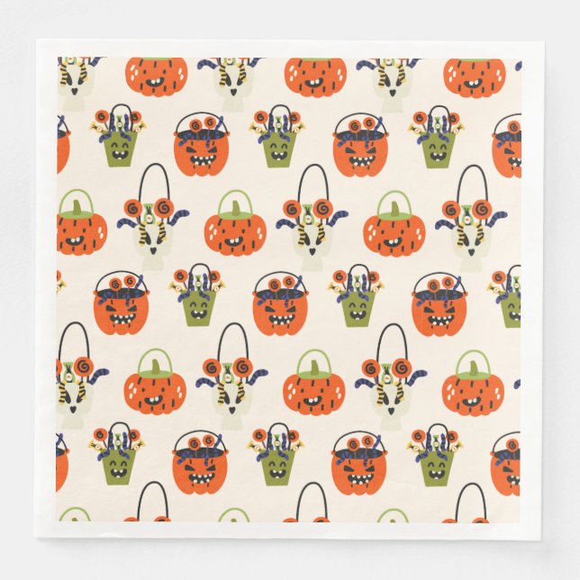 Colorful Dessert and Candy Theme Table Napkin (Front)