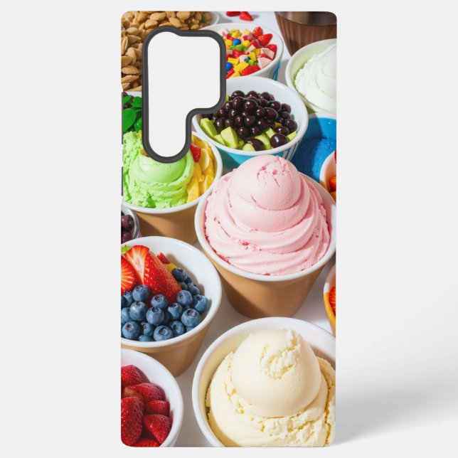 Colorful Dessert Bowls Phone Case (Back)