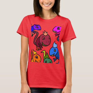 Colorful Dinosaurs T-Shirt