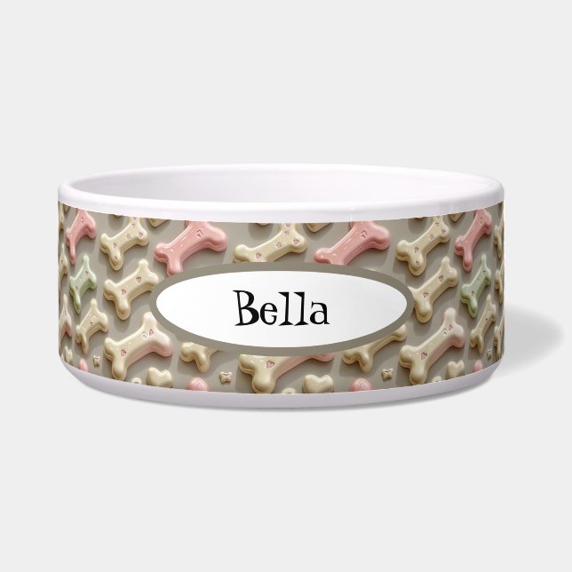 Colorful dog bone pattern (Front)
