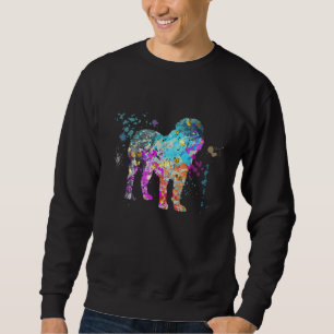 Colorful Dogue De Bordeaux Dog Dogue De Bordeaux Sweatshirt