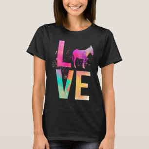 Colorful Donkey Mom  Donkey T-Shirt