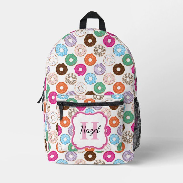 Colorful Donut Backpack (Front)