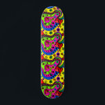 Colorful Doodle Graffiti Pattern Hearts Skateboard<br><div class="desc">This design may be personalized by choosing the customize option to add text or make other changes. If this product has the option to transfer the design to another item, please make sure to adjust the design to fit if needed. Contact me at colorflowcreations@gmail.com if you wish to have this...</div>