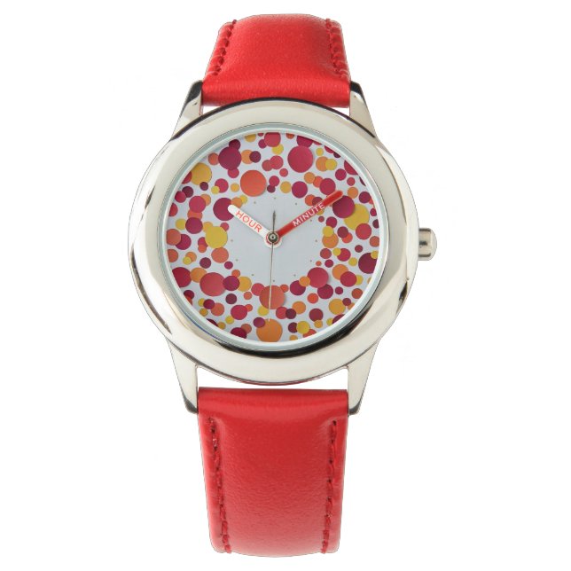 colorful dots watch (Front)