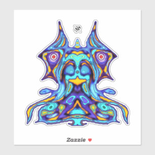 Colorful dragon bird on the throne v1