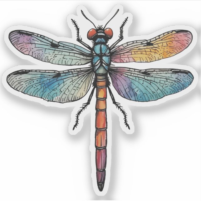 Colorful Dragonfly (Front)
