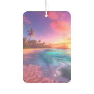 Colorful Dreamy Beach Car Air Freshener