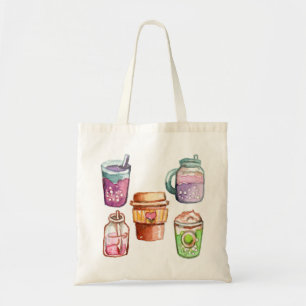 Colorful Drinks Tote Bag