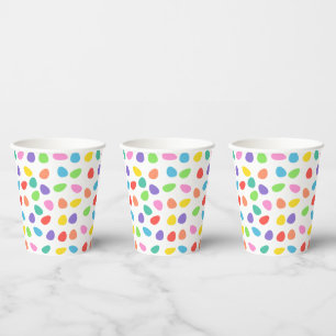 Colorful Easter Eggs Pattern Paper Cups