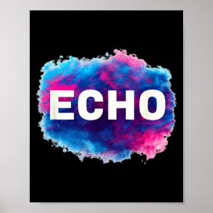 Colorful Echo Look Poster