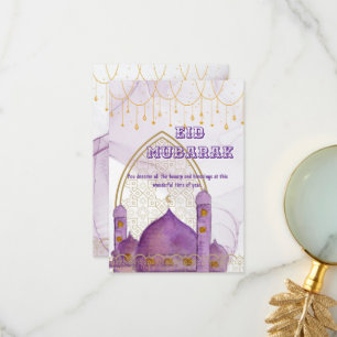 Colorful Eid Mubarak Card