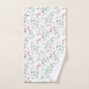 Colorful Eucalyptus Foliage Hand Towel
