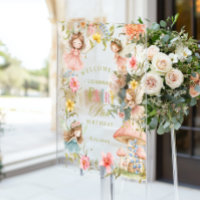 Colorful Fairy First Birthday Enchanted Welcome