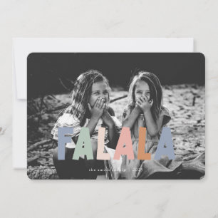 Colorful FALALA Christmas Card