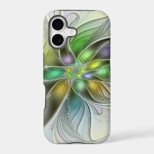 Colorful Fantasy Flower Modern Abstract Fractal