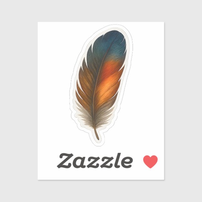 Colorful Feather Design (Sheet)