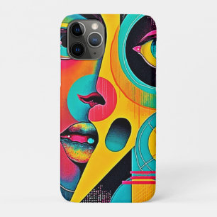 Colorful Feelings: Abstract Face iPhone 11 Pro Case