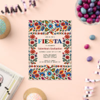 Colorful Fiesta Floral Folk Art Graduation Party