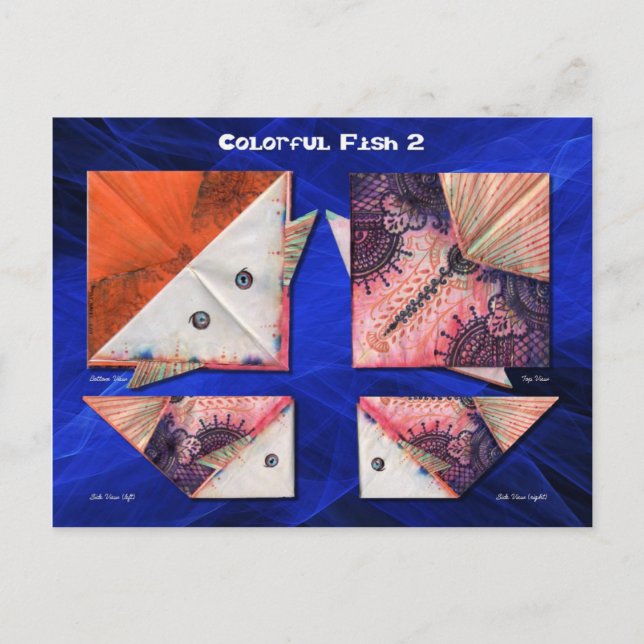 Colorful Fish 2 Postcard (Front)