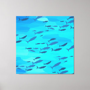 Colorful fish canvas print