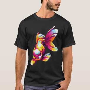 Colorful Fish  Pop Cool Art Style Fisherman's Fish T-Shirt
