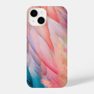 Colorful Flamingo Feathers iPhone 14 Case