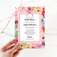 Colorful Floral | Garden Bow Bridal Shower