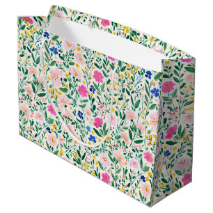 Colorful Floral Gift Bag