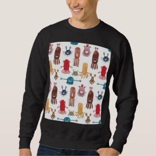 Colorful Floral Mandala: Vintage Hand-Drawn Sweatshirt