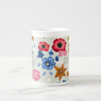 Colorful Floral Mug