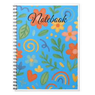Colorful Floral Notebook