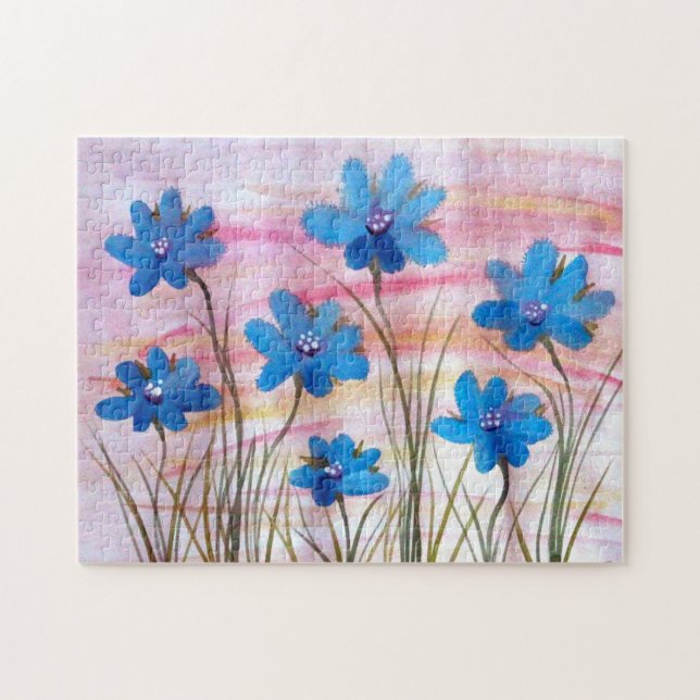 Colorful Floral Puzzle (Horizontal)