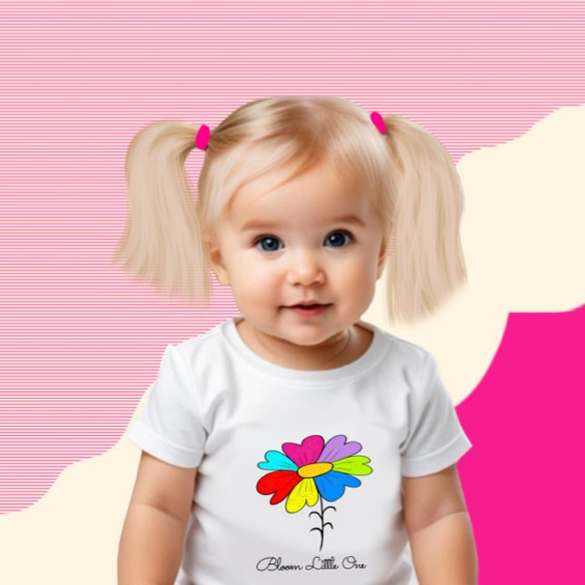 Colorful flower baby bodysuit (Creator Uploaded)