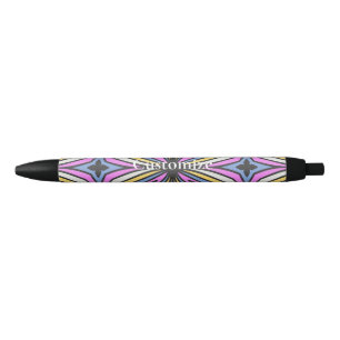 Colorful Flower Petals  Thunder_Cove Black Ink Pen