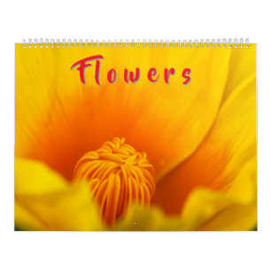 Colorful Flowers Calendar